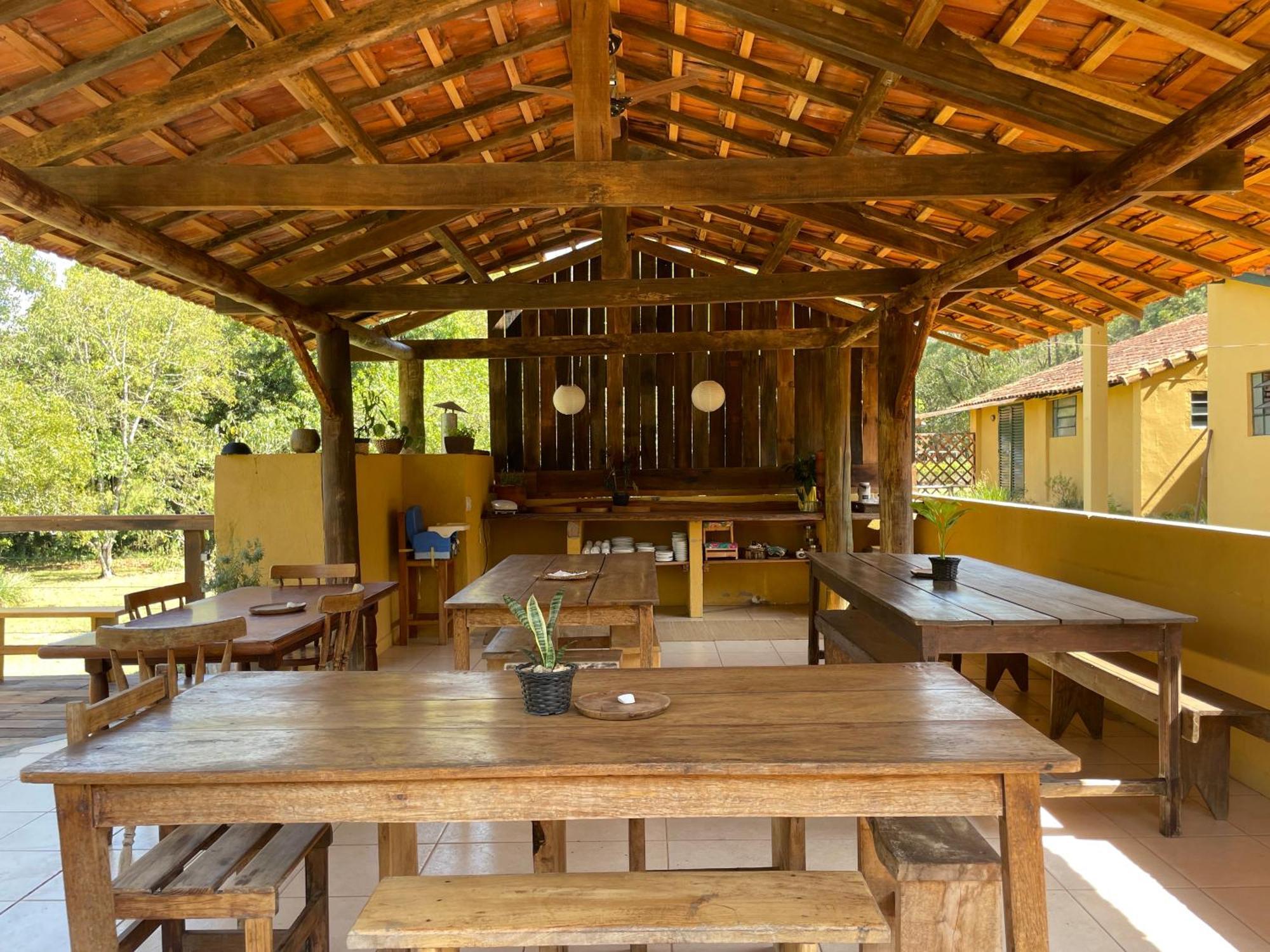 Hospedagem Fazenda Nova América Brotas Exterior foto